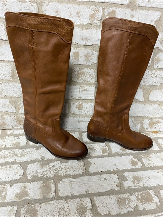 Frye Shoes - Frye Cognac Leather Over-The-Knee Riding Boots